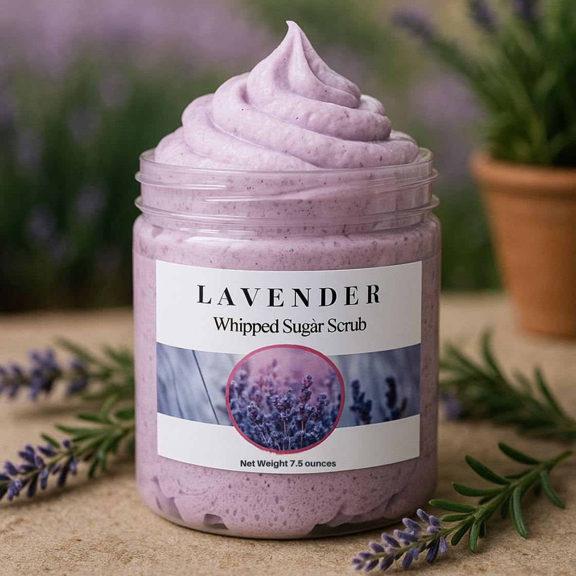 Relaxing Lavender Sugar Exfoliating Scrub-1