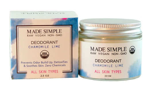 Chamomile Lime Deodorant - Certified Organic, Vegan & Cruelty-free-1