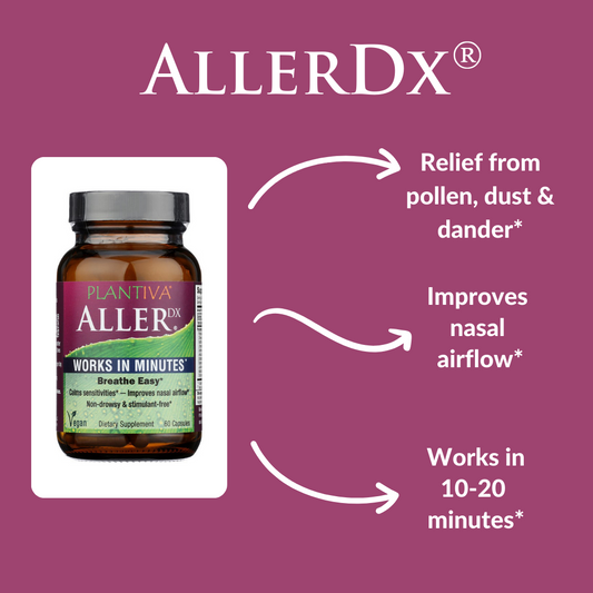 AllerDx 60-Capsule Bottle, Vegan