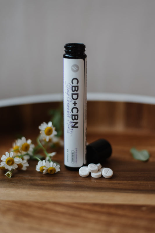 Sweet Dreams CBD + CBN Sleep Chewable Mints (1,200mg) - 60  Count