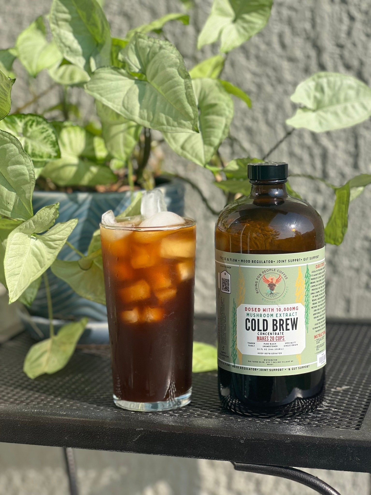 Happy Mushroom concentrated Cold Brew coffee-5