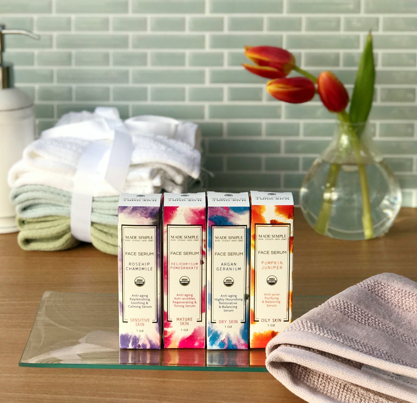 Argan Geranium Face Serum for Dry Skin - Certified Organic. Vegan & Cruelty-free-5